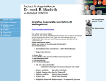 Tablet Screenshot of dr-machnik.de